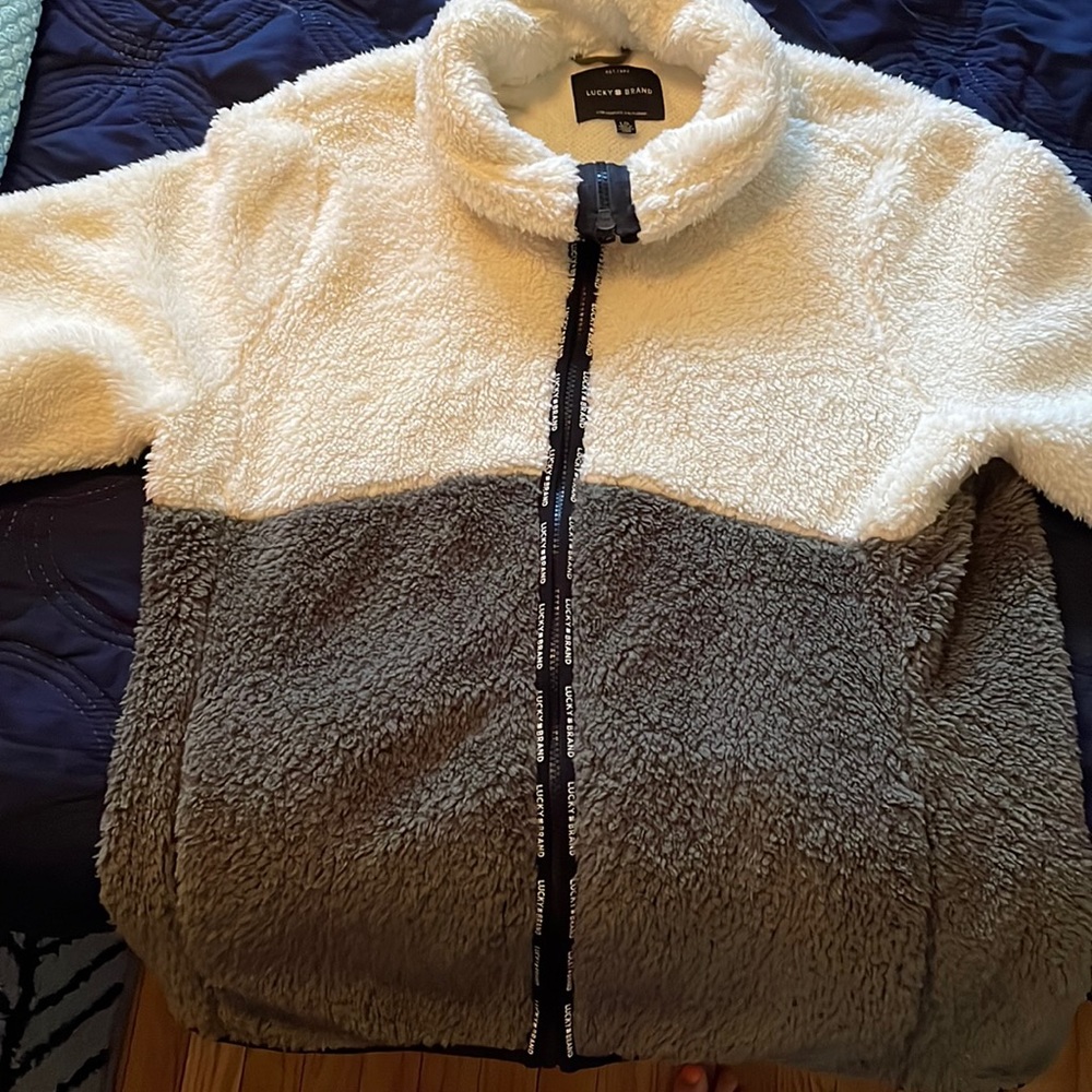 Lucky Brand Fleece Zip Up